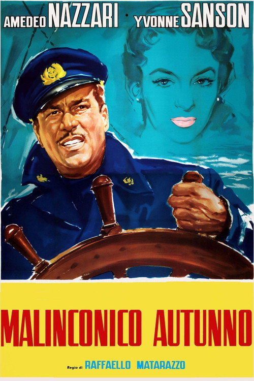 Movie poster for Melancholy Autumn (1958)