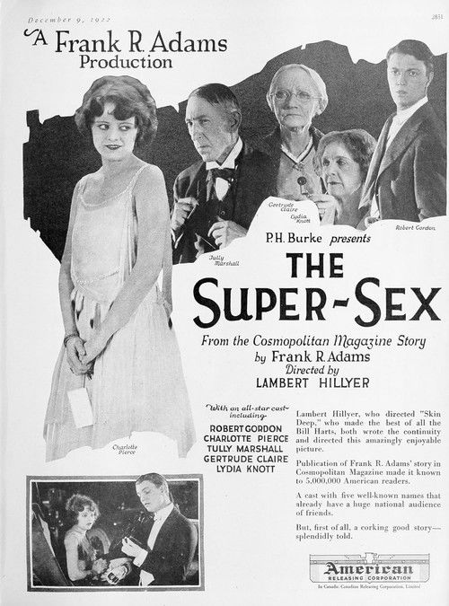 Movie poster for The Super-Sex (1922)