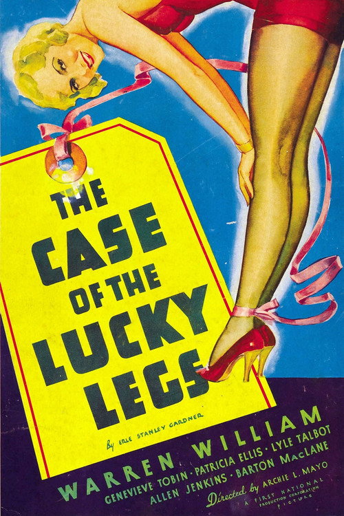 Movie poster for The Case of the Lucky Legs (1935)