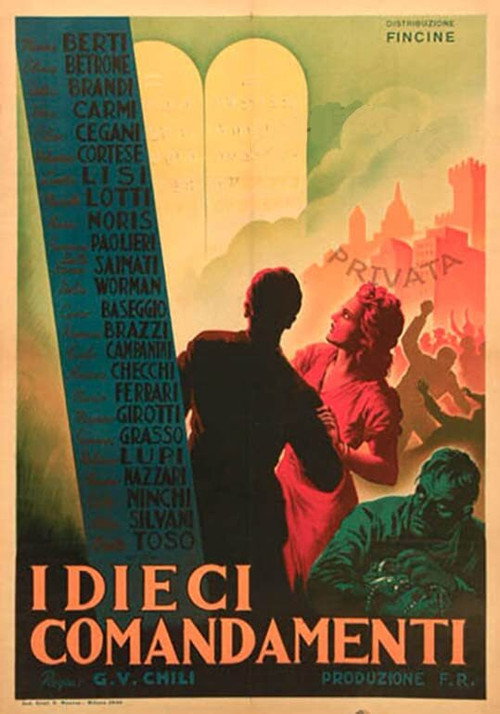Movie poster for I dieci comandamenti (1945)