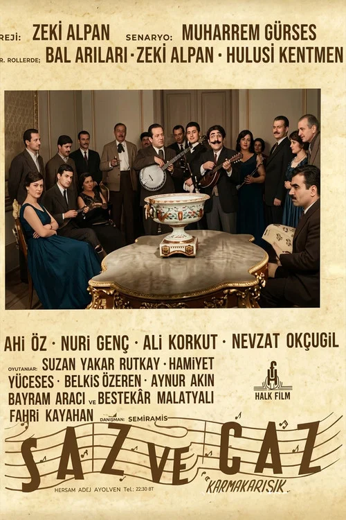 Movie poster for Saz ve Caz (1952)