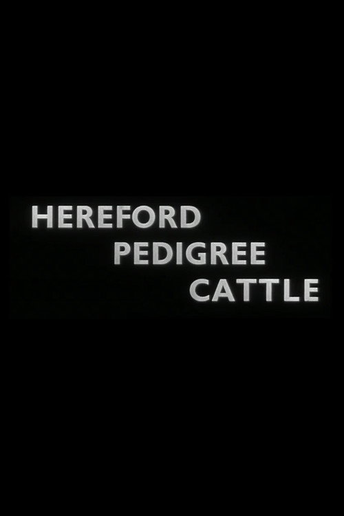 Movie poster for Hereford Pedigree Cattle (1937)