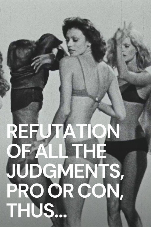 Movie poster for Refutation of All the Judgements, Pro or Con, Thus Far Rendered on the Film "The Society of the Spectacle" (1975)