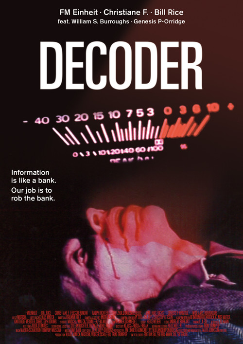 Movie poster for Decoder (1984)