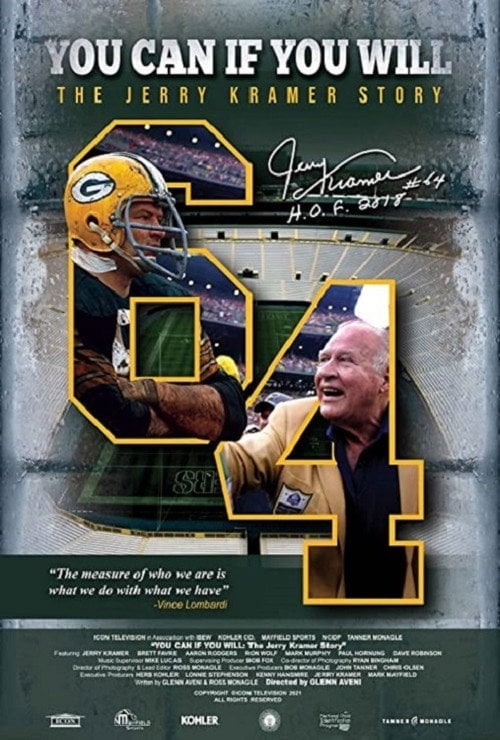 Movie poster for You Can If You Will: The Jerry Kramer Story (2021)