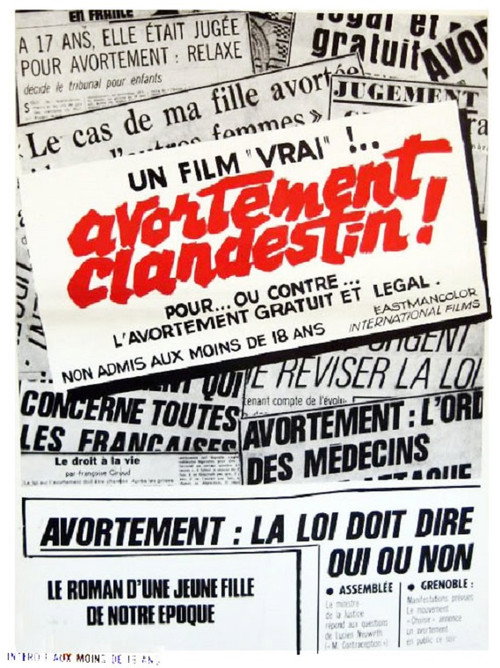 Movie poster for Avortement clandestin! (1973)