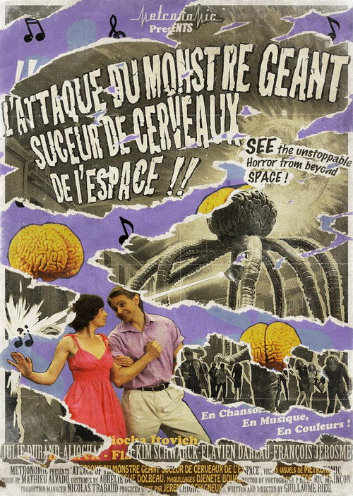 Movie poster for Attack of the Giant Brainsucker Monster From Outer Space (2010)