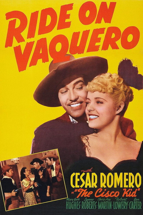 Movie poster for Ride on Vaquero (1941)