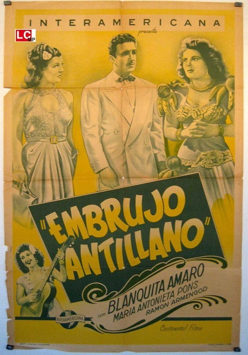 Movie poster for Embrujo antillano (1946)