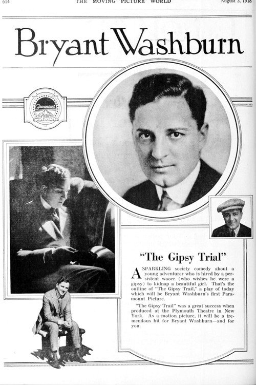Movie poster for The Gypsy Trail (1918)