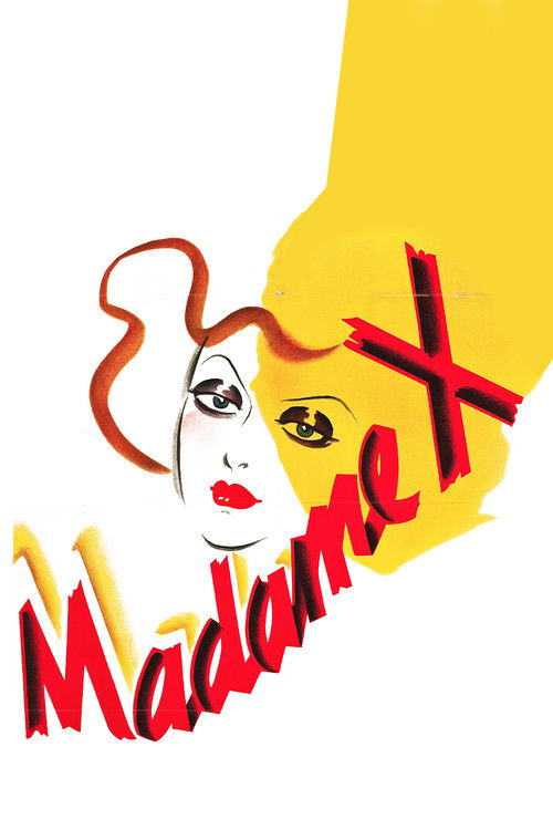Movie poster for Madame X (1937)
