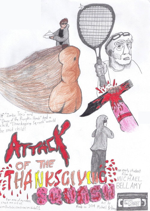 Movie poster for Attack of the Thanksgiving Squash (2014)