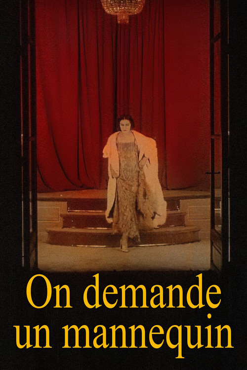 Movie poster for On demande un mannequin (1923)