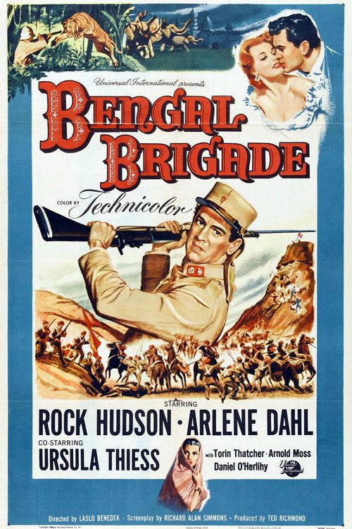 Movie poster for Bengal Brigade (1954)