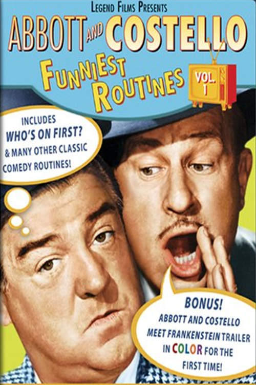 Movie poster for Abbott and Costello: Funniest Routines, Vol. 1 (2007)