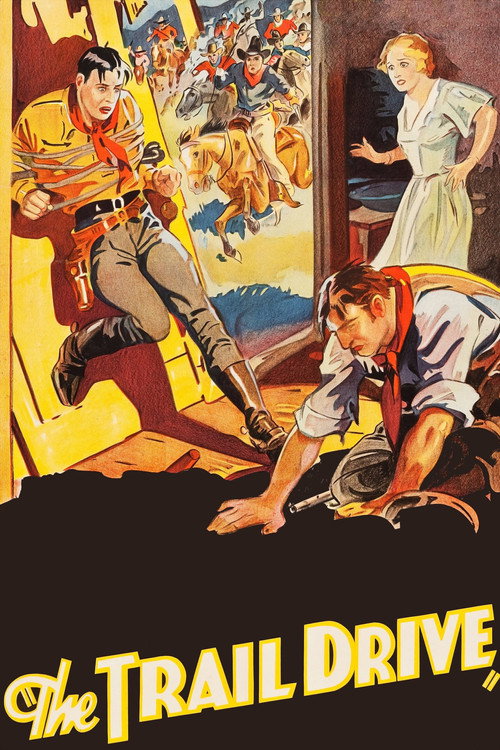 Movie poster for The Trail Drive (1933)