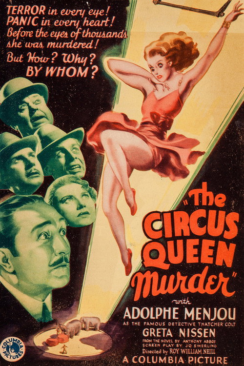 Movie poster for The Circus Queen Murder (1933)