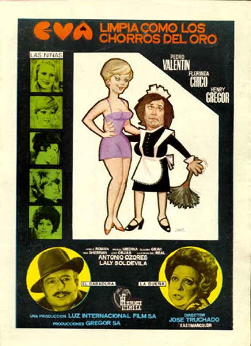 Movie poster for Eva, limpia como los chorros del oro (1977)