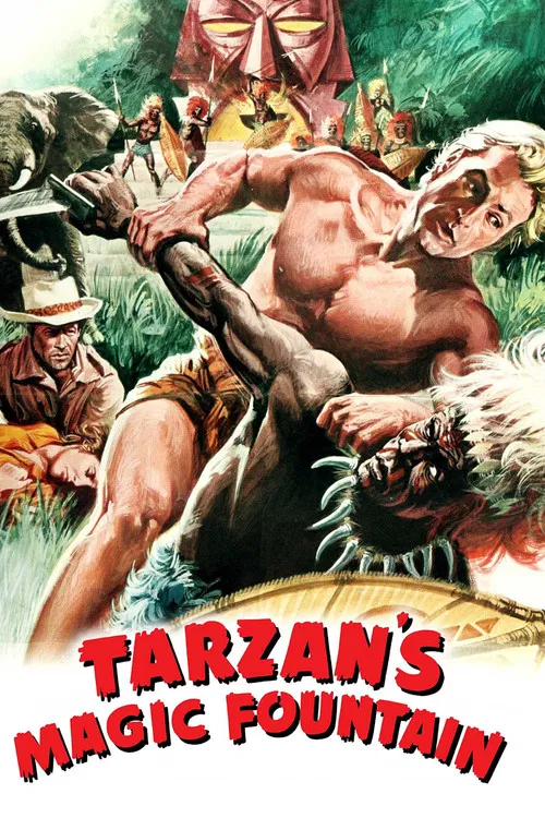 Movie poster for Tarzan's Magic Fountain (1949)
