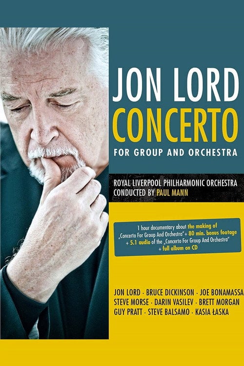 Movie poster for Jon Lord: Concerto for Group & Orchestra (2013)