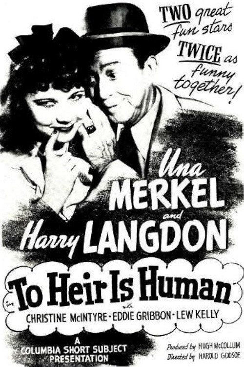 Movie poster for To Heir Is Human (1944)