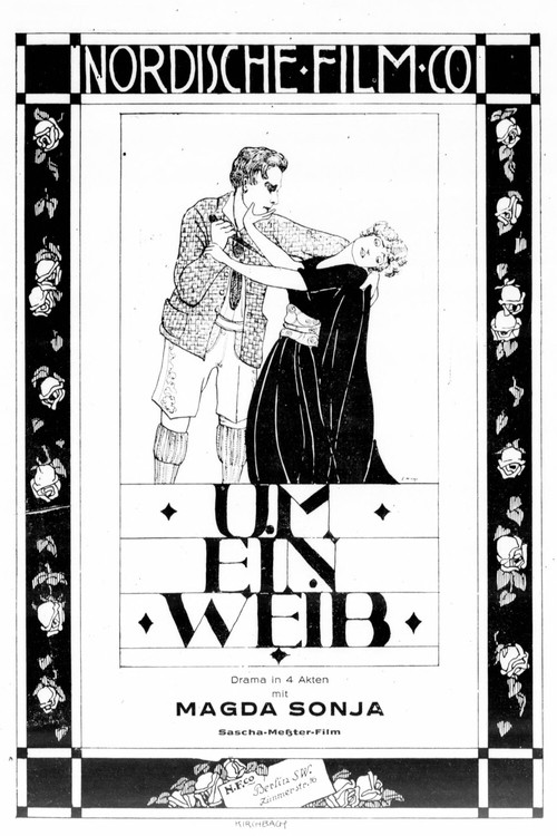 Movie poster for Um ein Weib (1918)