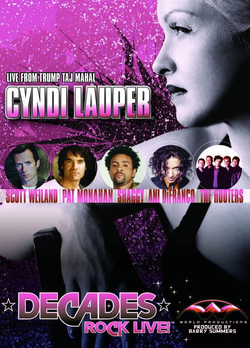 Movie poster for Cyndi Lauper & Friends (Decades Rock Live) (2007)