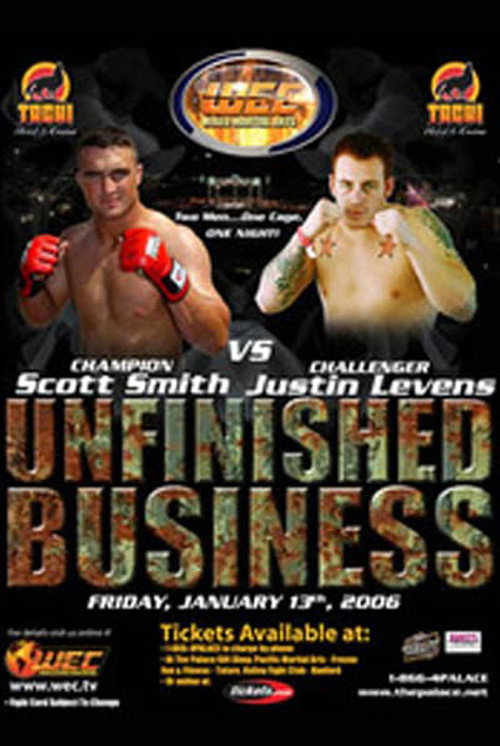 Movie poster for WEC 18: Unfinished Business (2006)