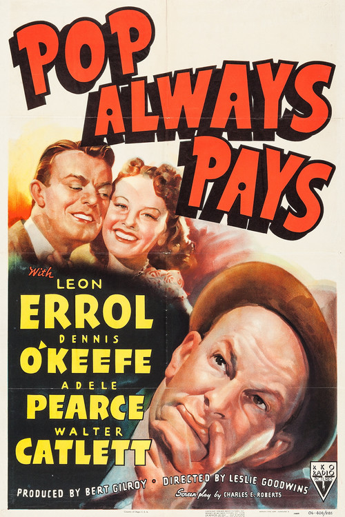 Movie poster for Pop Always Pays (1940)