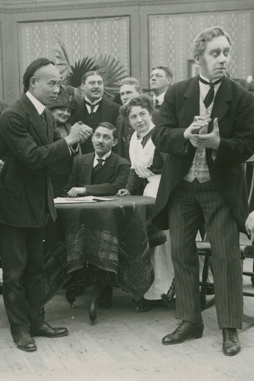 Movie poster for Uncle Johannes Comes to Stockholm (1912)