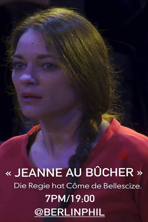 Movie poster for Honegger’s “Jeanne d’Arc au bûcher” with Alan Gilbert and Marion Cotillard (2024)