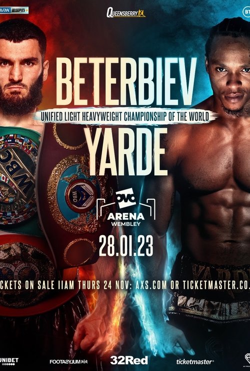 Movie poster for Artur Beterbiev vs. Anthony Yarde (2023)