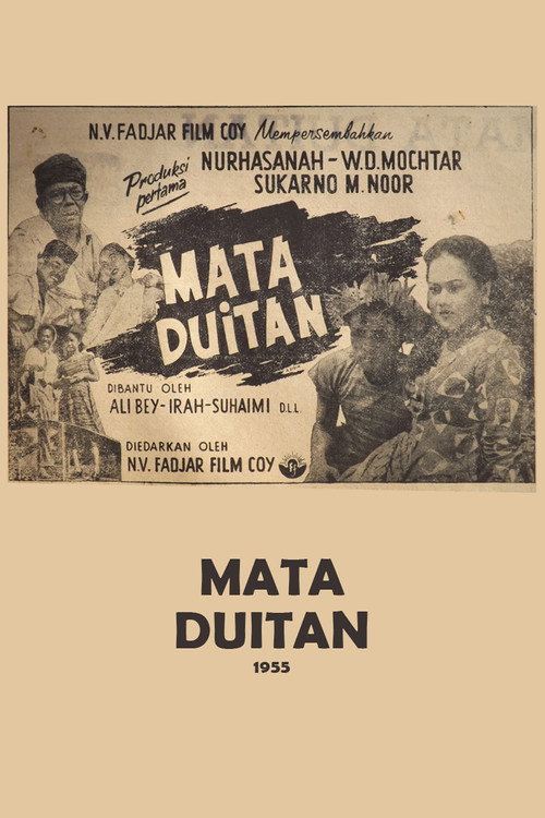 Movie poster for Mata Duitan (1955)