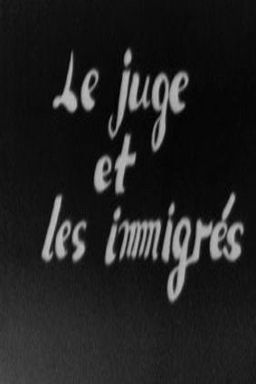 Movie poster for Le Juge et les immigrés (1980)