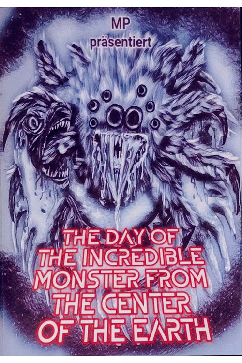 Movie poster for The Day of the Incredible Monster from the Center of the Earth (2023)