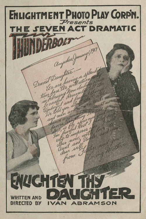 Movie poster for Enlighten Thy Daughter (1917)