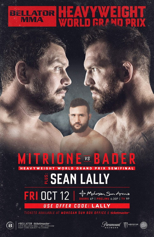 Movie poster for Bellator 207: Mitrione vs. Bader (2018)