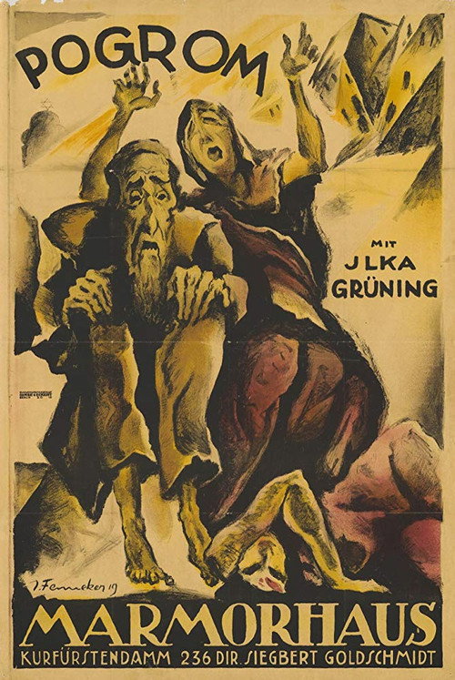 Movie poster for Pogrom (1919)