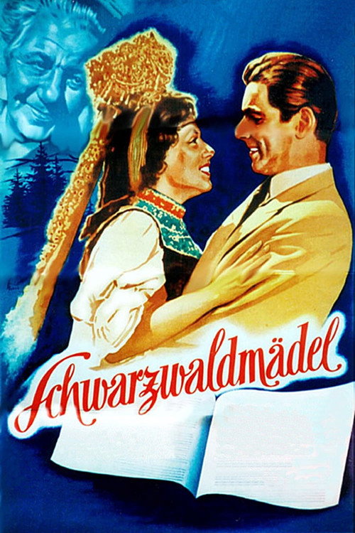 Movie poster for The Black Forest Girl (1950)