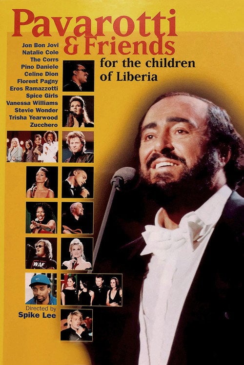 Movie poster for Pavarotti & Friends - For the Children of Liberia (1998)