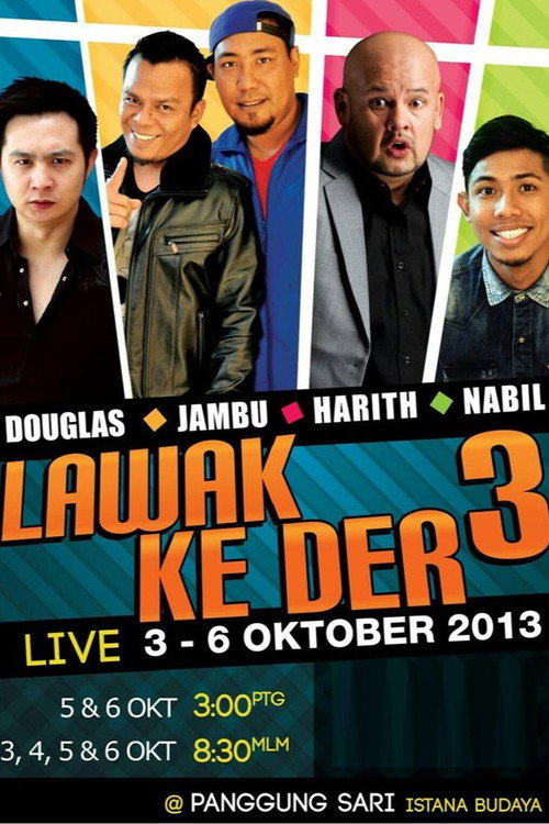 Movie poster for Lawak Ke Der 3 (2013)