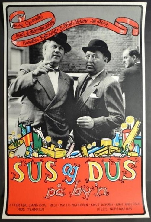 Movie poster for Sus og dus på by'n (1968)