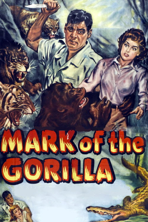 Movie poster for Mark of the Gorilla (1950)
