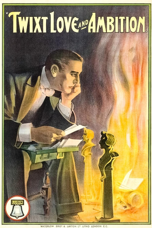 Movie poster for Twixt Love and Ambition (1912)
