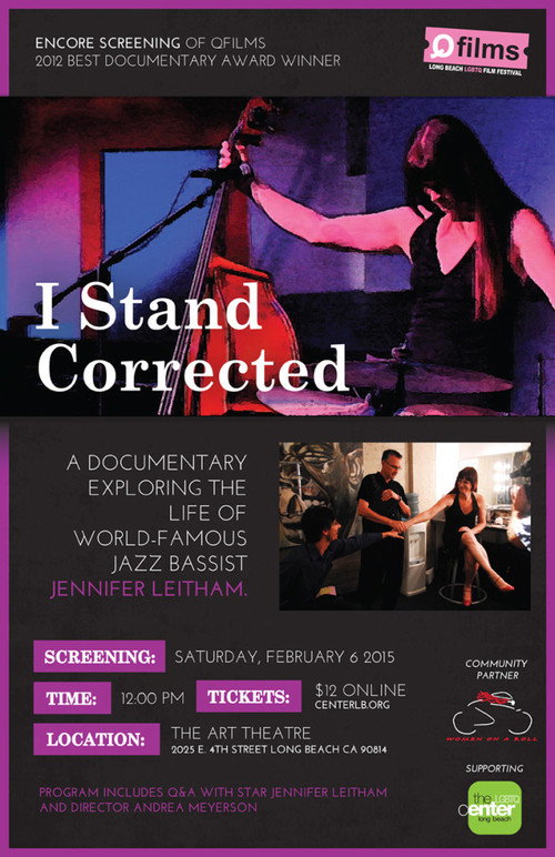 Movie poster for I Stand Corrected (2012)