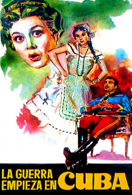 Movie poster for The War Starts in Cuba (1957)