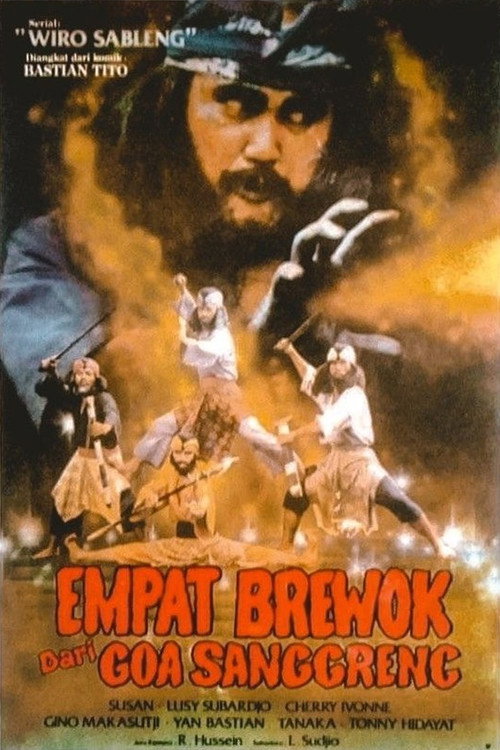 Movie poster for Four Bearded Men from Sanggreng Cave (1988)