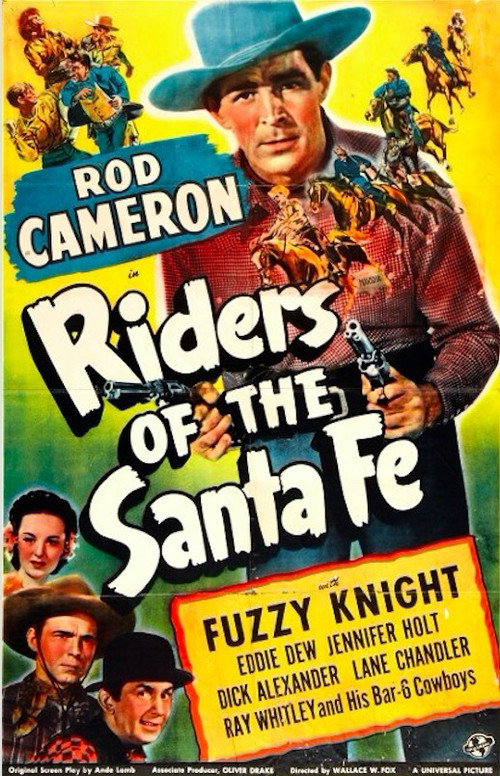 Movie poster for Riders of the Santa Fe (1944)