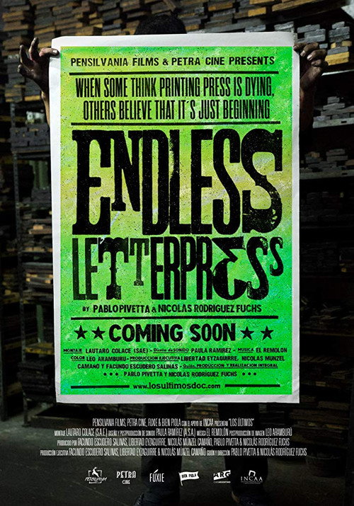 Movie poster for Endless Letterpress (2019)