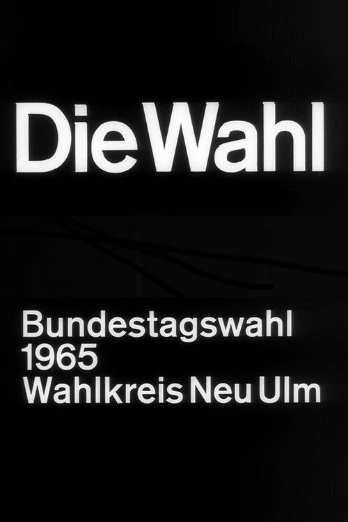 Movie poster for Die Wahl - Bundestagswahl 1965, Wahlkreis Neu-Ulm (1966)